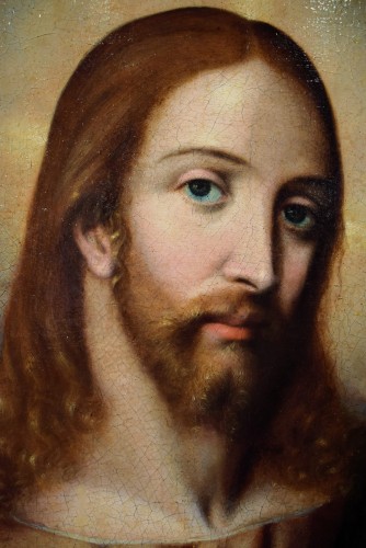 Christ "Salvator Mundi" - Ecole Lombarde XVIe siècle - Romano Ischia